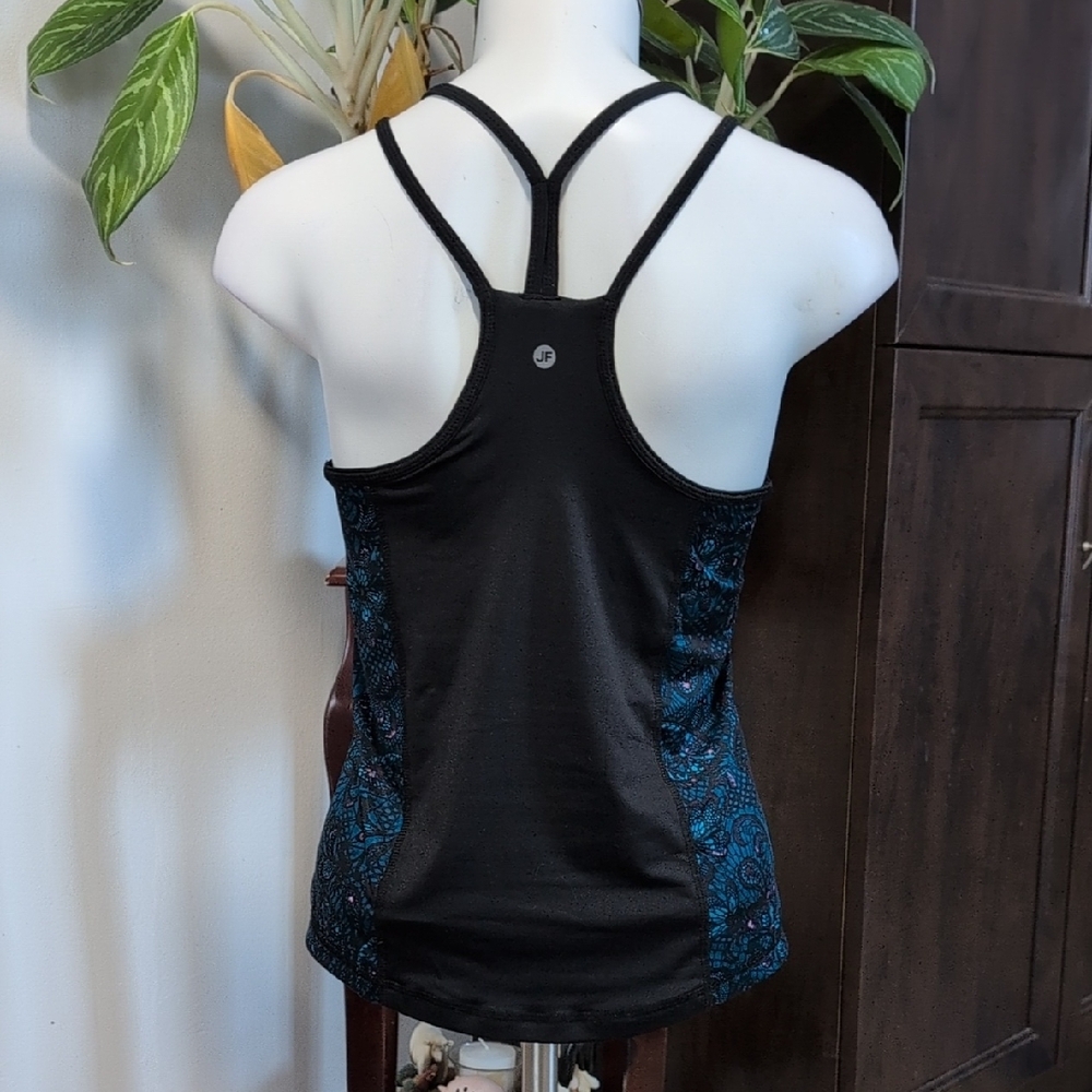 Joe Fresh Black and Blue Floral Lace Camisole - Picture 4 of 8